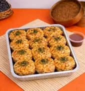 Dimsum jumbo di dalam tray aluminium